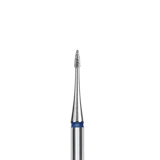 STALEKS EXPERT Diamantfräser «Flamme mini» blau, Durchmesser 1 mm, Arbeitsteil 3 mm – Bild 1