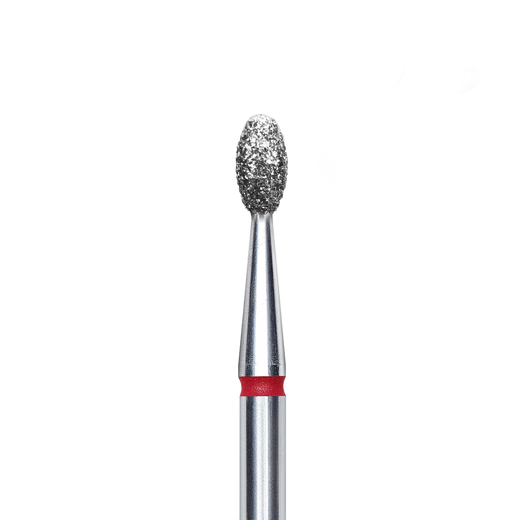STALEKS EXPERT Diamantfräser „Olive“ rot, Durchmesser 2,5 mm, Arbeitsteil 5 mm – Bild 1