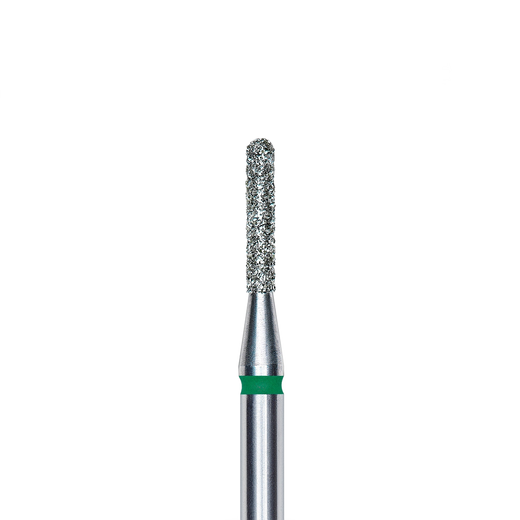 STALEKS EXPERT Diamantfräser „Abgerundeter Zylinder“ grün, Durchmesser 1,4 mm, Arbeitsteil 8 mm – Bild 1