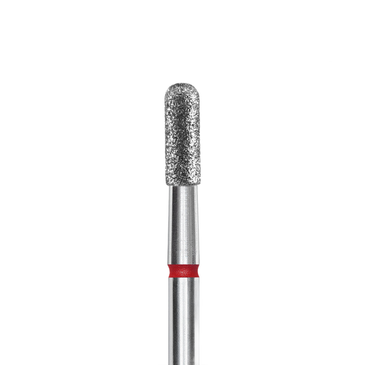 STALEKS EXPERT Diamantfräser „Abgerundeter Zylinder“ rot, Durchmesser 2,3 mm, Arbeitsteil 6,5 mm – Bild 1
