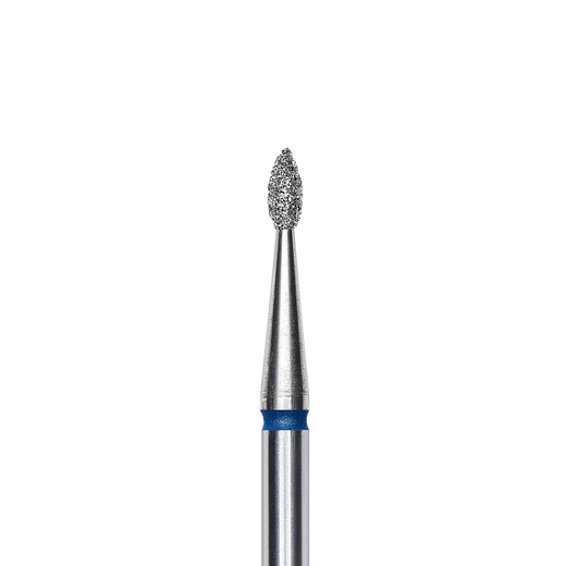 STALEKS EXPERT Diamantfräser "Tropfen" blau, Durchmesser 1,6 mm, Arbeitsteil 4 mm – Bild 1
