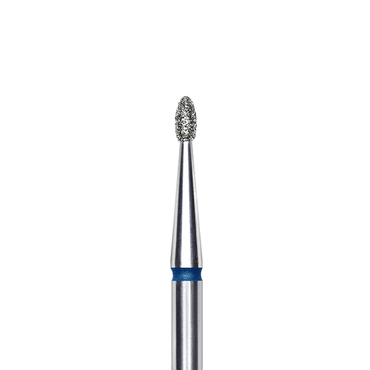 STALEKS EXPERT Diamantfräser "Abgerundete Knospe" blau, Durchmesser 1,6 mm, Arbeitsteil 3,4 mm – Bild 1