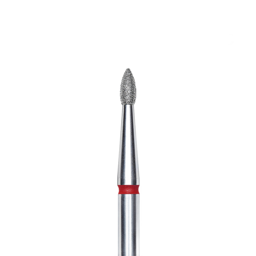 STALEKS EXPERT Diamantfräser „Spitze Knospe“ rot, Durchmesser 1,8 mm, Arbeitsteil 4 mm – Bild 1