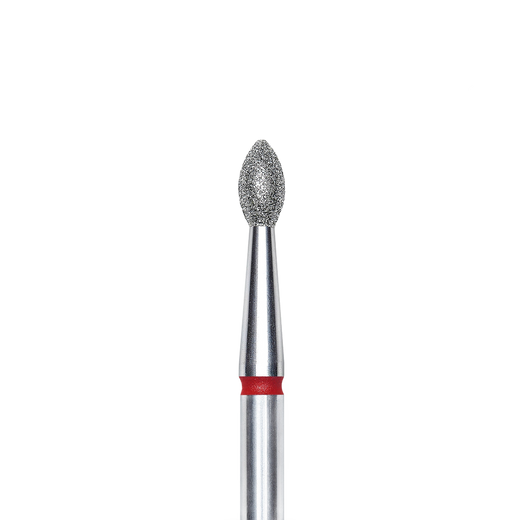 STALEKS EXPERT Diamantfräser „Spitze Knospe“ rot, Durchmesser 2,5 mm, Arbeitsteil 4,5 mm – Bild 1