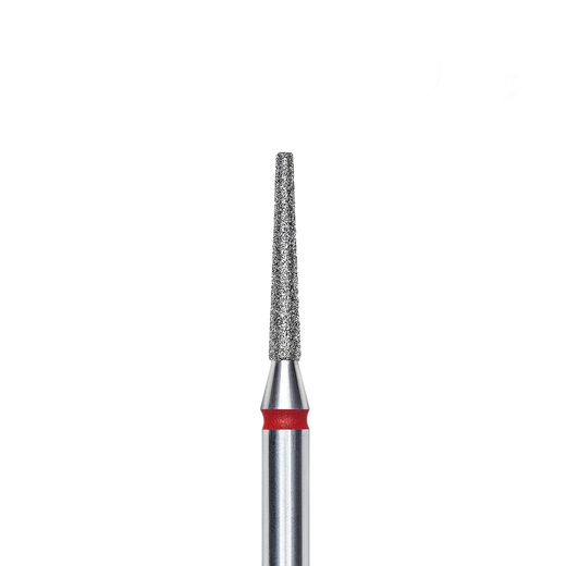 STALEKS EXPERT Diamantfräser „stumpfer Kegel“ rot, Durchmesser 1,6 mm, Arbeitsteil 10 mm – Bild 1