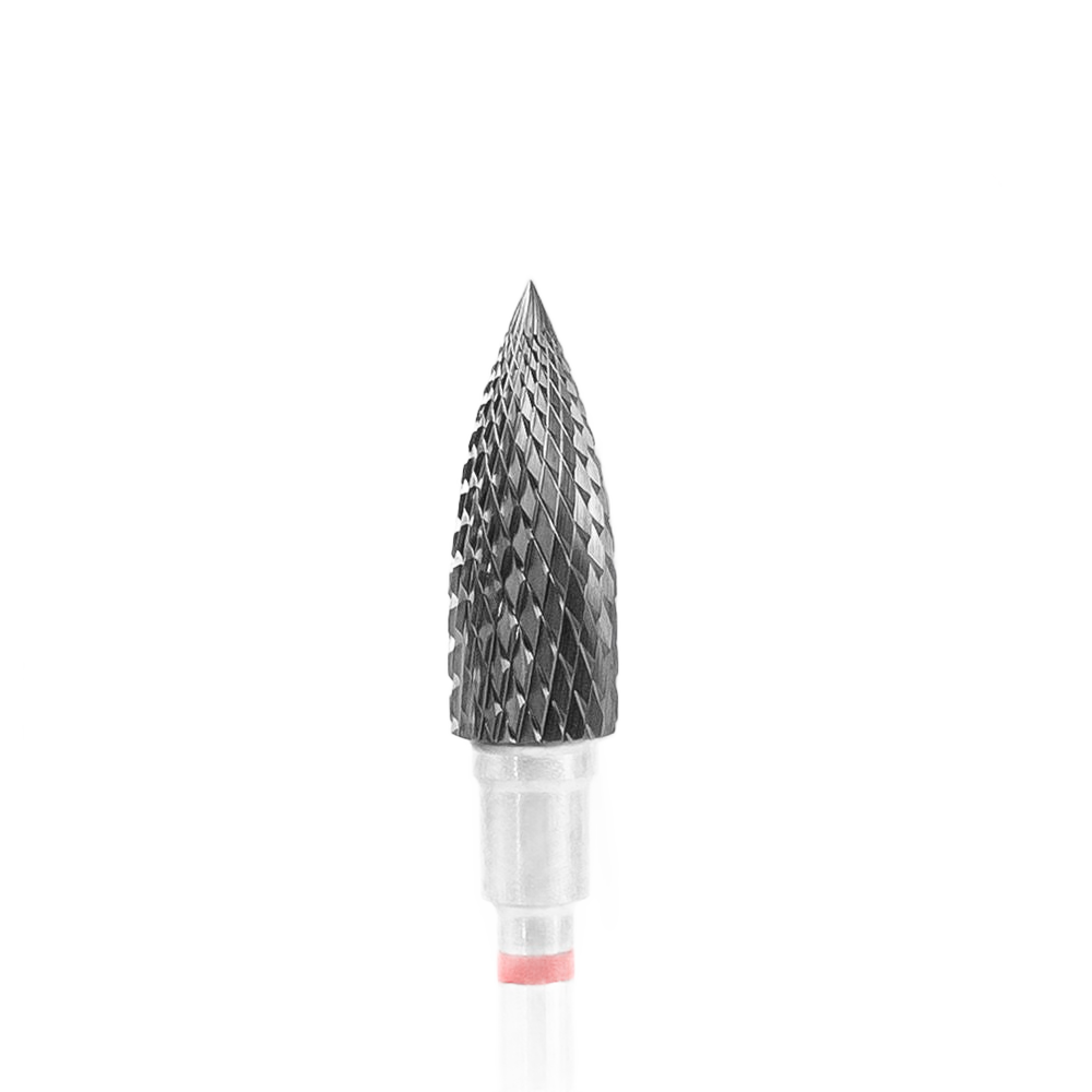 STALEKS EXPERT Hartmetall-Fräser „Flamme“ rot, Durchmesser 5 mm, Arbeitsteil 13,5 mm – Bild 1