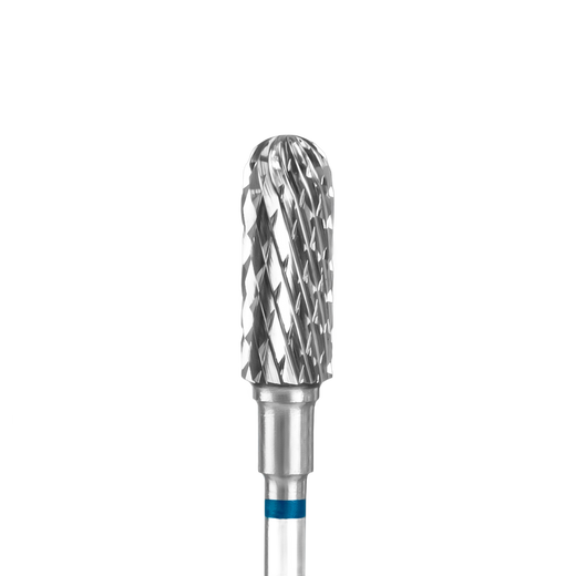 STALEKS EXPERT Hartmetallfräser „Abgerundeter Zylinder“ blau, Durchmesser 5 mm, Arbeitsteil 13 mm – Bild 1