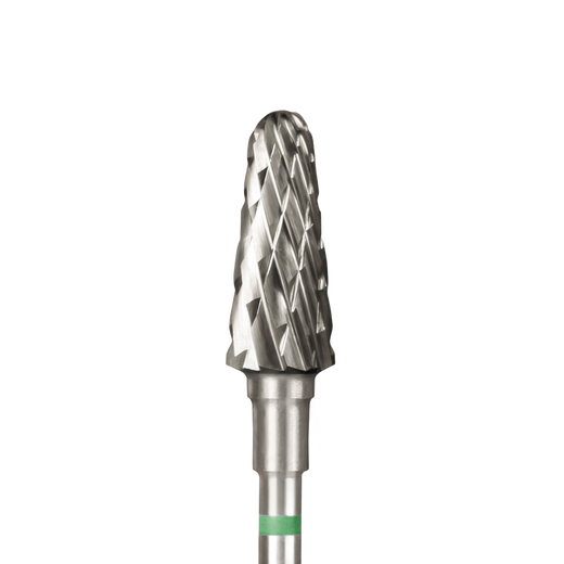 STALEKS EXPERT Hartmetallfräser „stumpfer Kegel“ grün, Durchmesser 6 mm, Arbeitsteil 14 mm – Bild 1