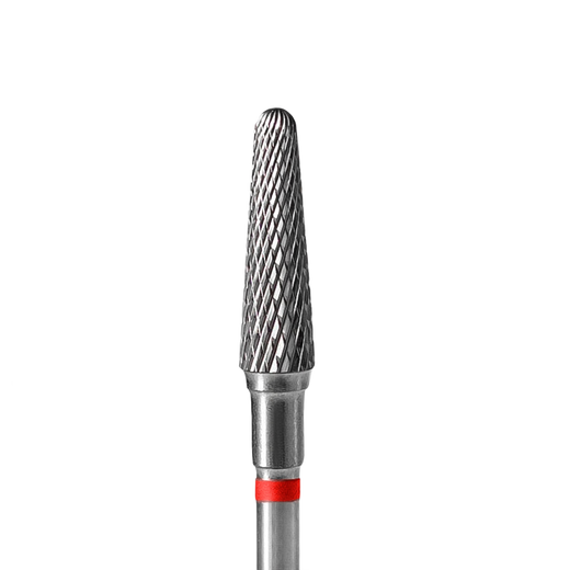 STALEKS EXPERT Hartmetallfräser „stumpfer Kegel“ rot, Durchmesser 4 mm, Arbeitsteil 13 mm – Bild 1