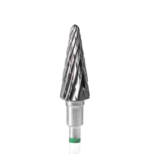 STALEKS EXPERT Hartmetall-Fräser „Kegel“ grün, Durchmesser 6 mm, Arbeitsteil 14 mm – Bild 1