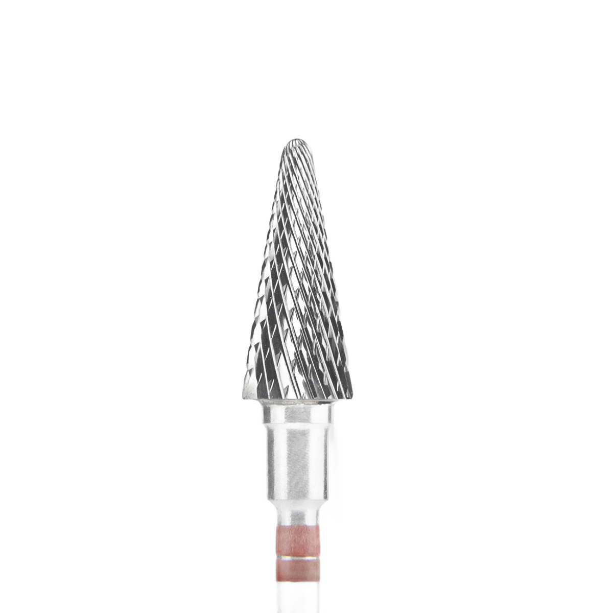 STALEKS EXPERT Hartmetallfräser für Linkshänder «Kegel» rot, Durchmesser 6 mm, Arbeitsteil 14 mm – Bild 1