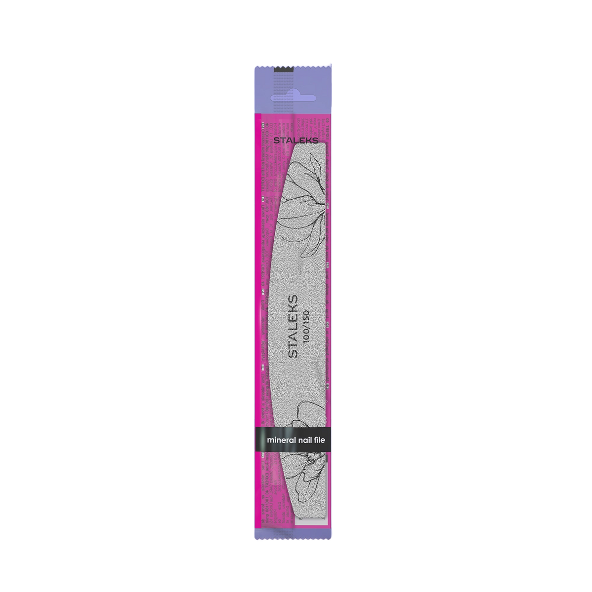 STALEKS Expert 40 Halbmond-Nagelfeile 100/150 Grit, 1 Stück