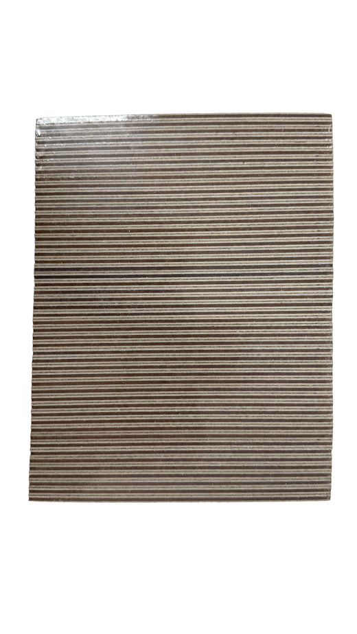 Staleks Tiger-Nagelfeilen 80/80 – seitliche Detailansicht des eingeschweißten Feilenstapels